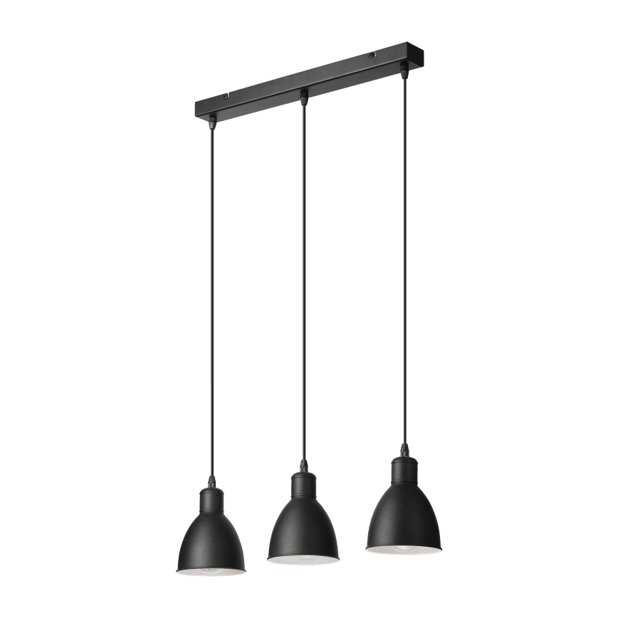 Brilagi - LED полилей на кабел RIDDY 3xE27/60W/230V черен
