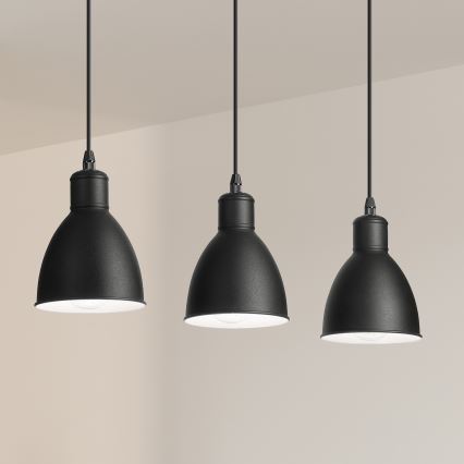 Brilagi - LED полилей на кабел RIDDY 3xE27/60W/230V черен