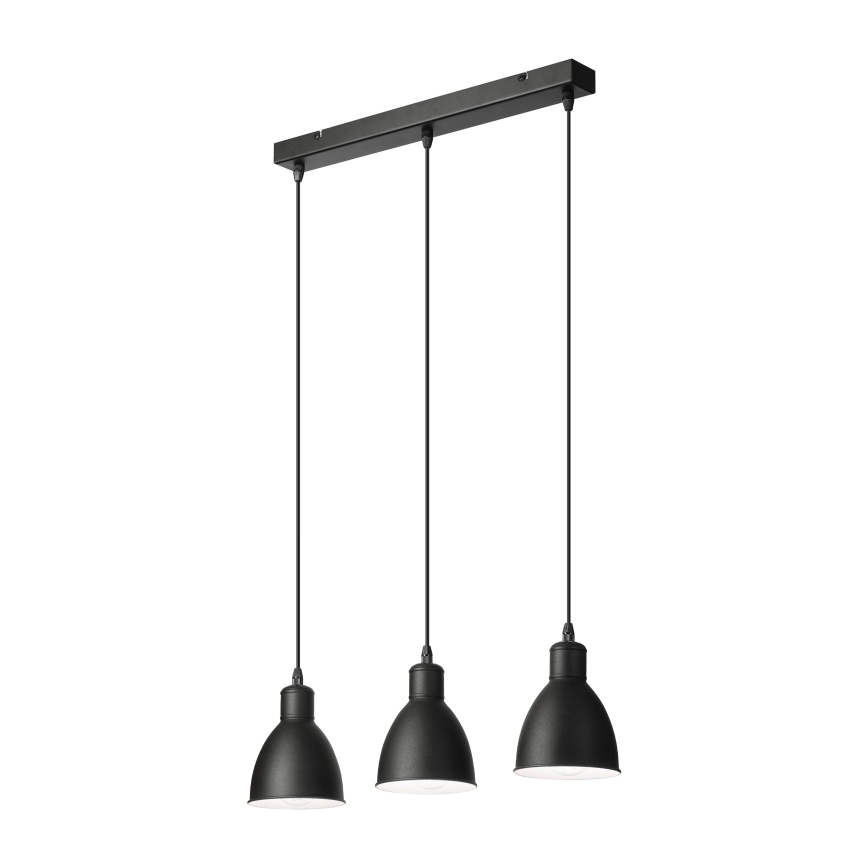 Brilagi - LED полилей на кабел RIDDY 3xE27/60W/230V черен