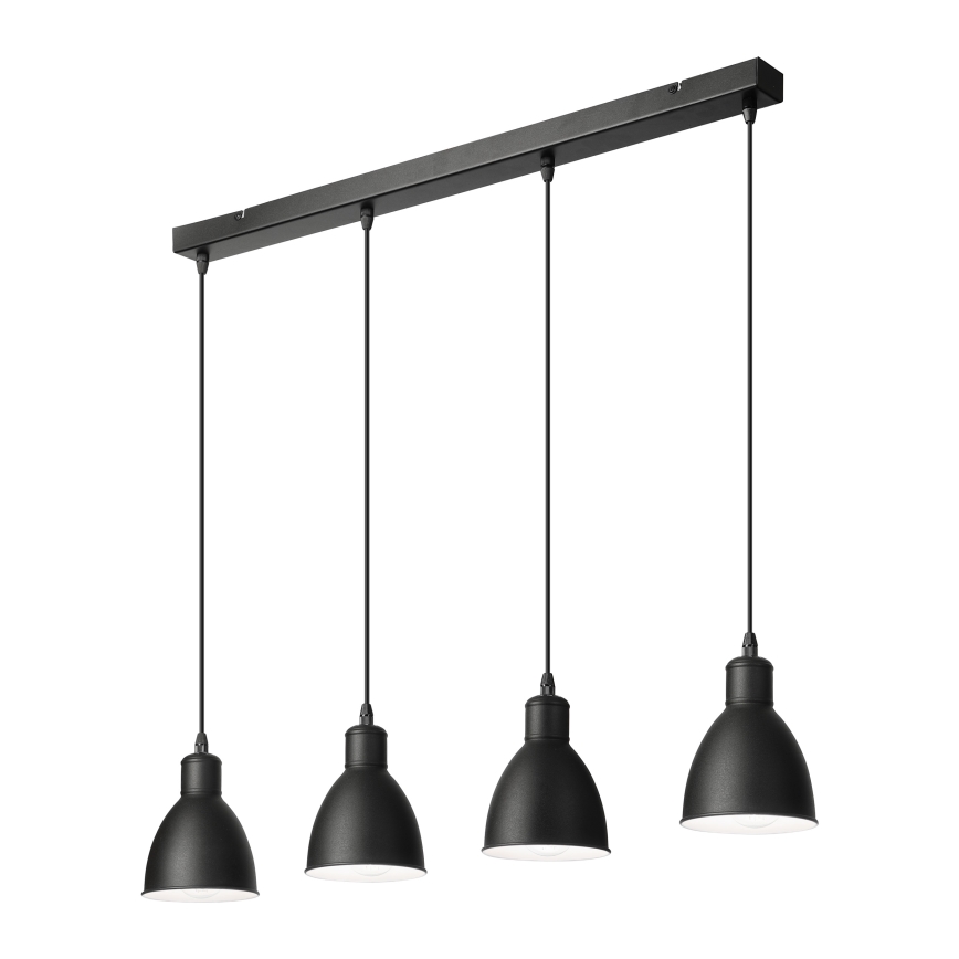 Brilagi - LED полилей на кабел RIDDY 4xE27/60W/230V черен