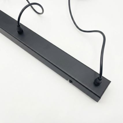 Brilagi - LED полилей на кабел RIDDY 4xE27/60W/230V черен