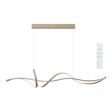 Brilagi - Димируем LED полилей на кабел SIGNATURE LED/55W/230V 3000-6000K 120x23 cm бежов + дистанционно управление