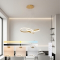 Brilagi - LED полилей на кабел с възможност за димиране INFINITY LED/55W/230V 3000-6000K 50x50 cm златен + дистанционно управление