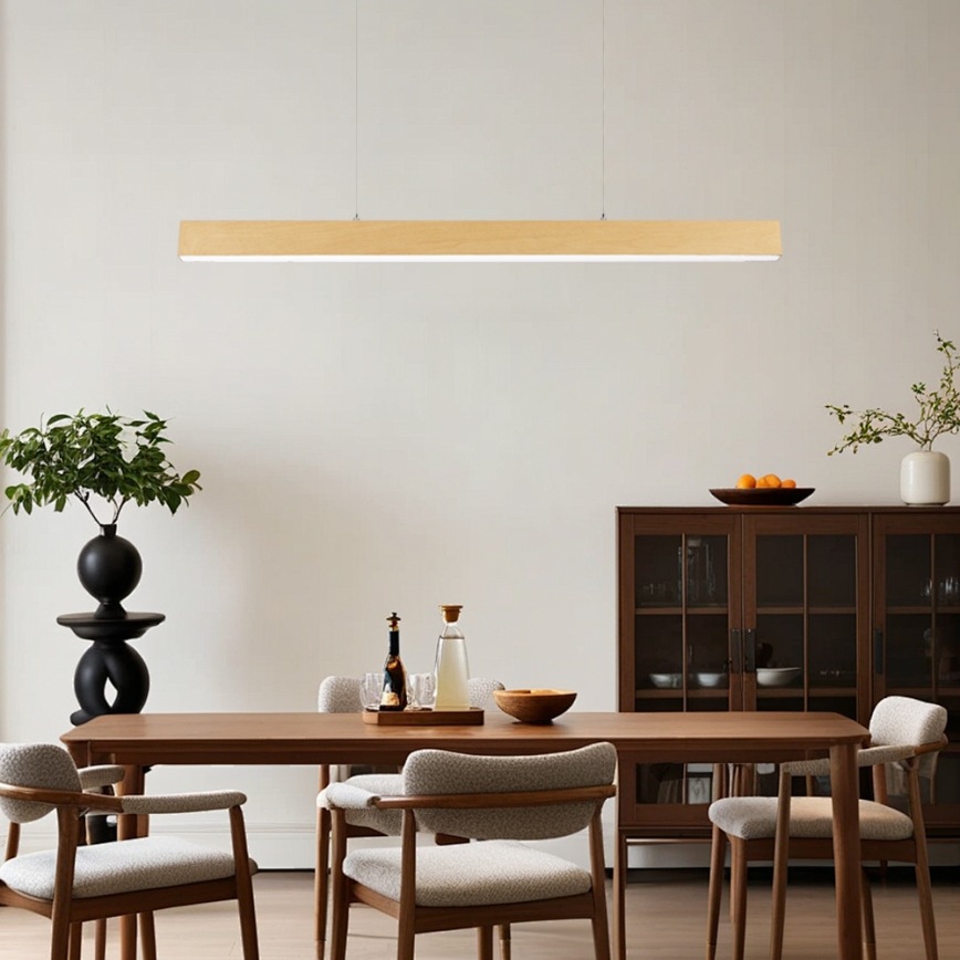 Brilagi - LED полилей на кабел SLEEKLINE LED/40W/230V 3000/4500/6000K декор дъб