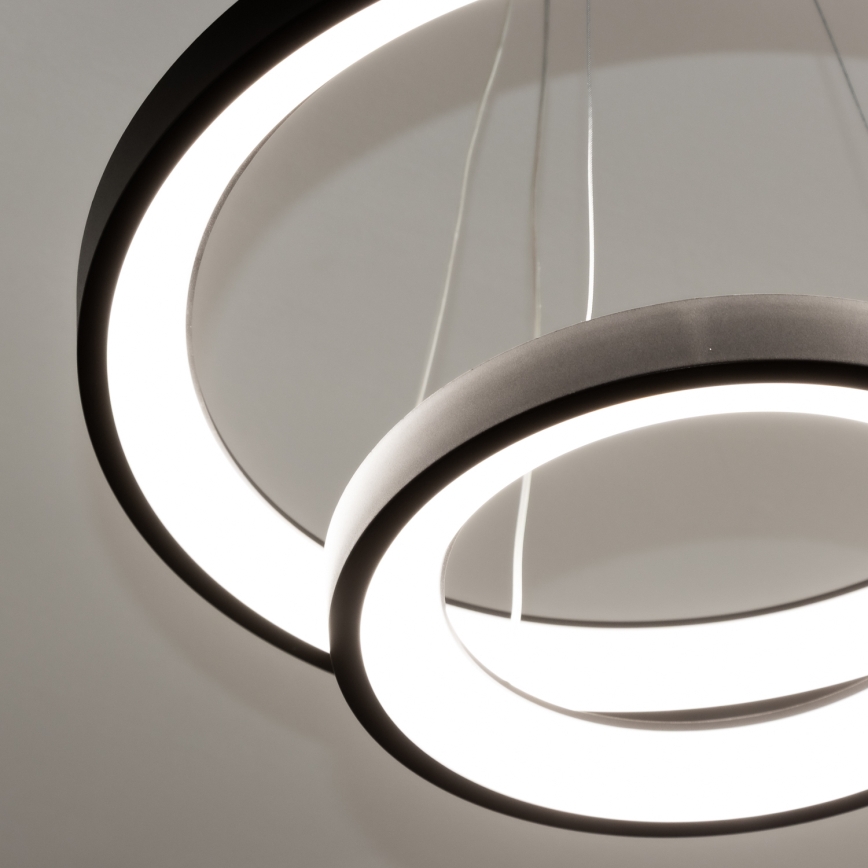 Brilagi - LED пендант на кабел с възможност за димиране FALCON SLIM LED/68W/230V 3000-6500K Ø 50 см, черен + дистанционно управление