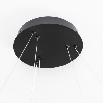 Brilagi - LED пендант на кабел с възможност за димиране FALCON SLIM LED/68W/230V 3000-6500K Ø 50 см, черен + дистанционно управление