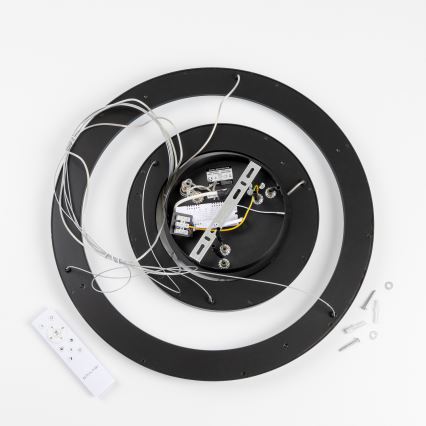 Brilagi - LED пендант на кабел с възможност за димиране FALCON SLIM LED/68W/230V 3000-6500K Ø 50 см, черен + дистанционно управление