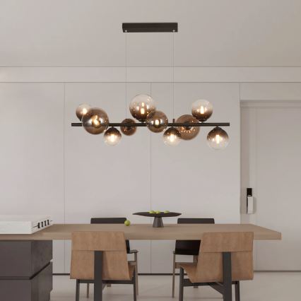 Brilagi - LED полилей с окачване на кабел MILLA 10xG9/3W/230V кафяв/опушено-кафяв
