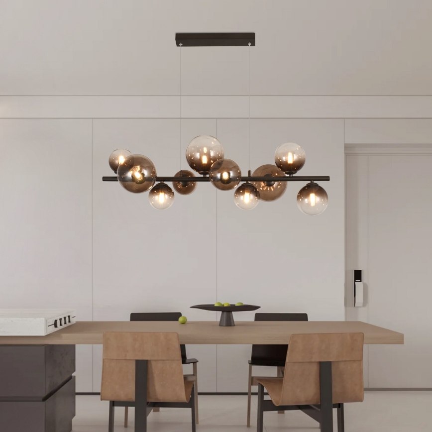 Brilagi - LED полилей с окачване на кабел MILLA 10xG9/3W/230V кафяв/опушено-кафяв