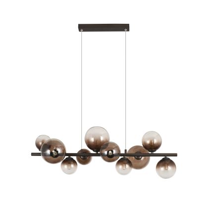 Brilagi - LED полилей с окачване на кабел MILLA 10xG9/3W/230V кафяв/опушено-кафяв