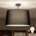 Brilagi - LED полилей с повърхностен монтаж CERIA 1xE27/60W/230V Ø 45 см, черен