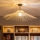 Brilagi - LED полилей с повърхностен монтаж CERIA BOHO 1xE27/60W/230V Ø 70 см черен/бежов