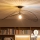 Brilagi - LED полилей с повърхностен монтаж CERIA WIRE 1xE27/60W/230V 60x80 cm черен/бронзов