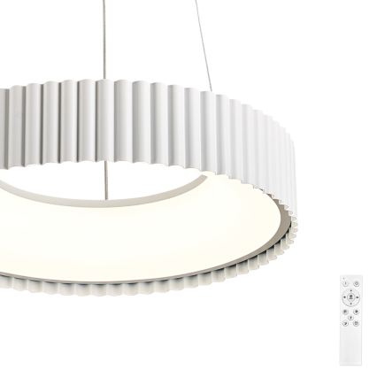 Brilagi - LED полилей за окачване на кабел FALCON MODERN LED/30W/230V 3000–6000K Ø 40 см бял + дистанционно управление