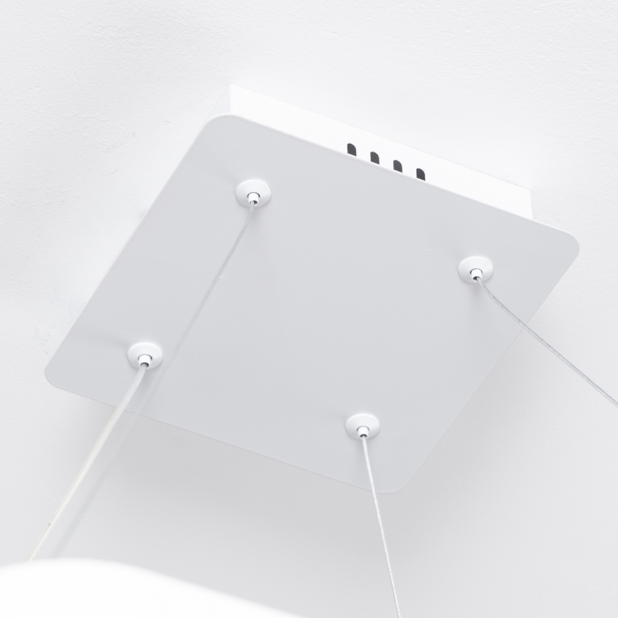 Brilagi - LED димируем полилей на кабел FALCON SLIM LED/50W/230V 3000-6500K 50x50 см бял + дистанционно управление