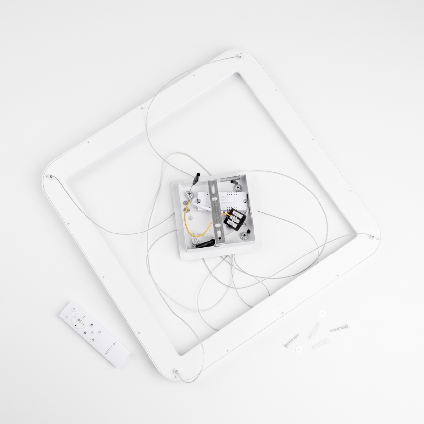 Brilagi - LED димируем полилей на кабел FALCON SLIM LED/50W/230V 3000-6500K 50x50 см бял + дистанционно управление