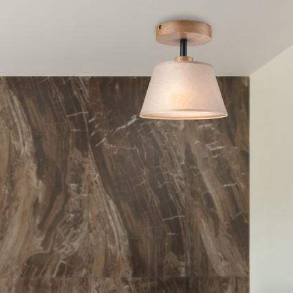 Brilagi - LED  Полилей за повърхностен монтаж ANTHONY 1xE14/60W/230V дъб/бежов