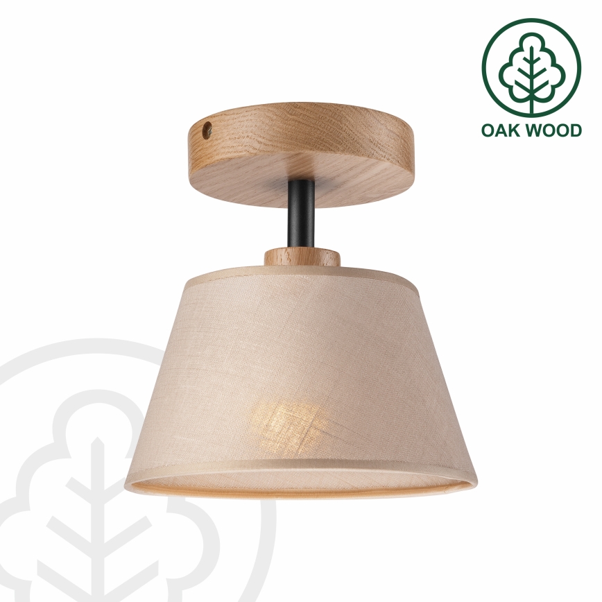 Brilagi - LED  Полилей за повърхностен монтаж ANTHONY 1xE14/60W/230V дъб/бежов