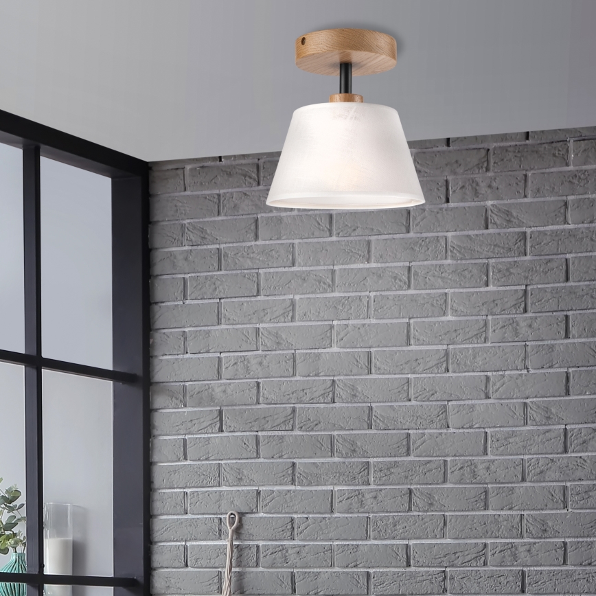 Brilagi - LED  Полилей за повърхностен монтаж ANTHONY 1xE14/60W/230V дъб/бял