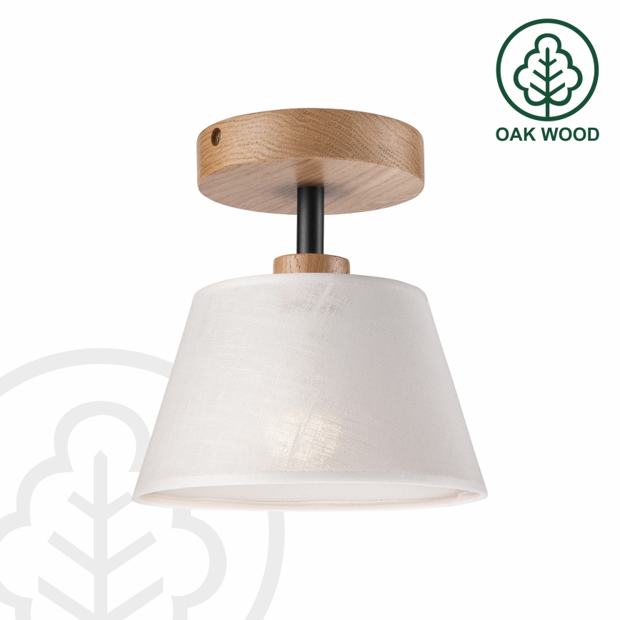 Brilagi - LED  Полилей за повърхностен монтаж ANTHONY 1xE14/60W/230V дъб/бял