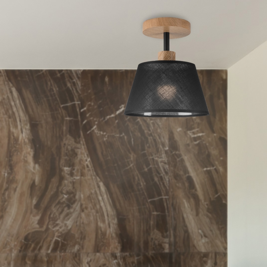 Brilagi - LED  Полилей за повърхностен монтаж ANTHONY 1xE14/60W/230V дъб/черен