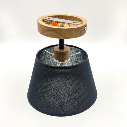 Brilagi - LED  Полилей за повърхностен монтаж ANTHONY 1xE14/60W/230V дъб/черен