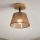 Brilagi - LED  Полилей за повърхностен монтаж ANTHONY 1xE14/60W/230V дъб/кафяв