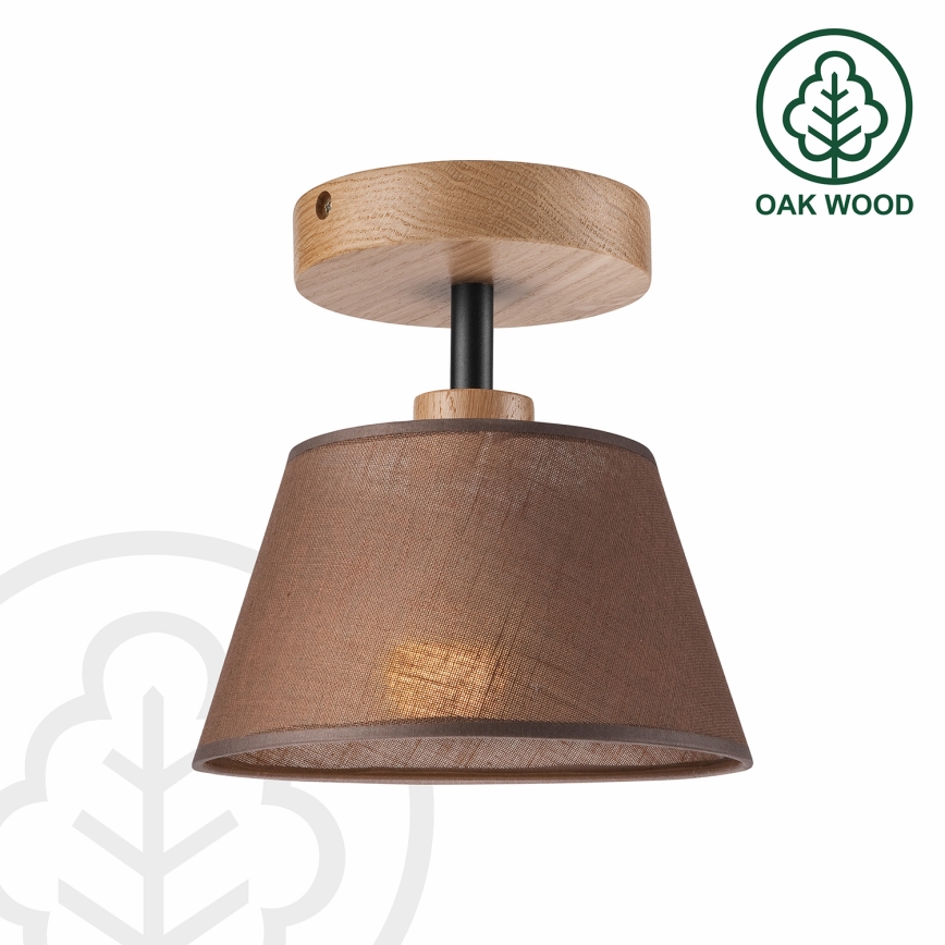 Brilagi - LED  Полилей за повърхностен монтаж ANTHONY 1xE14/60W/230V дъб/кафяв