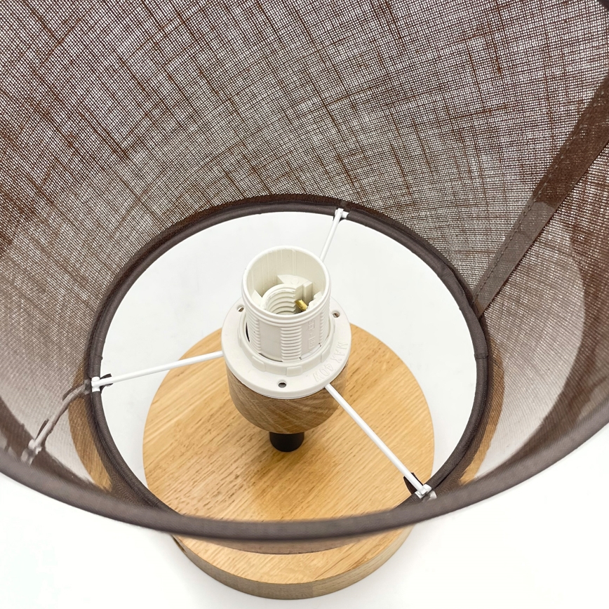Brilagi - LED  Полилей за повърхностен монтаж ANTHONY 1xE14/60W/230V дъб/кафяв