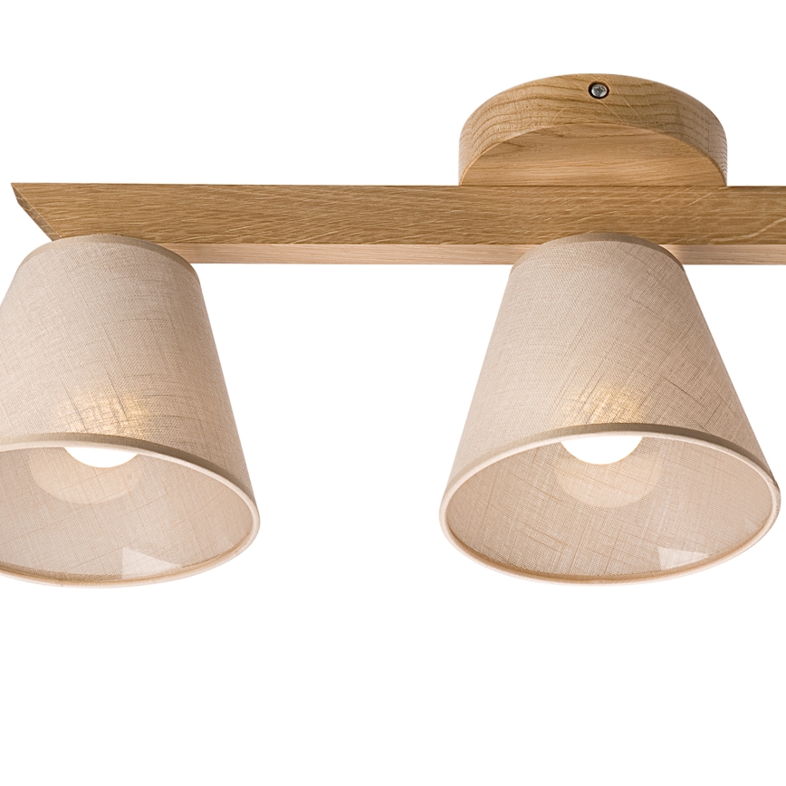 Brilagi - LED  Полилей за повърхностен монтаж ANTHONY 3xE14/40W/230V дъб/бежов
