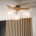 Brilagi - LED  Полилей за повърхностен монтаж ANTHONY 3xE14/40W/230V дъб/бял