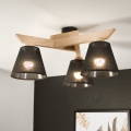 Brilagi - LED  Полилей за повърхностен монтаж ANTHONY 3xE14/40W/230V дъб/черен
