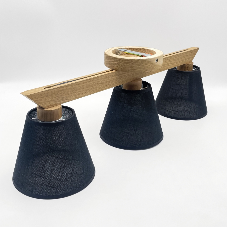 Brilagi - LED  Полилей за повърхностен монтаж ANTHONY 3xE14/40W/230V дъб/черен