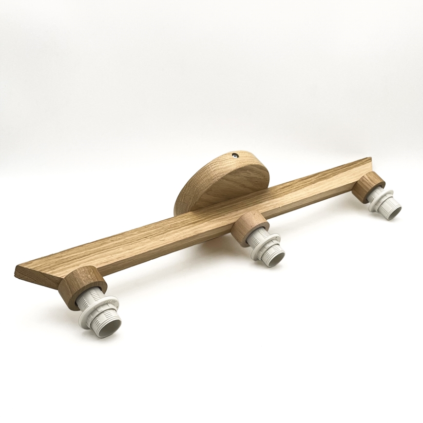 Brilagi - LED  Полилей за повърхностен монтаж ANTHONY 3xE14/40W/230V дъб/черен