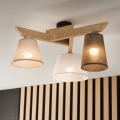 Brilagi - LED  Полилей за повърхностен монтаж ANTHONY 3xE14/40W/230V дъб