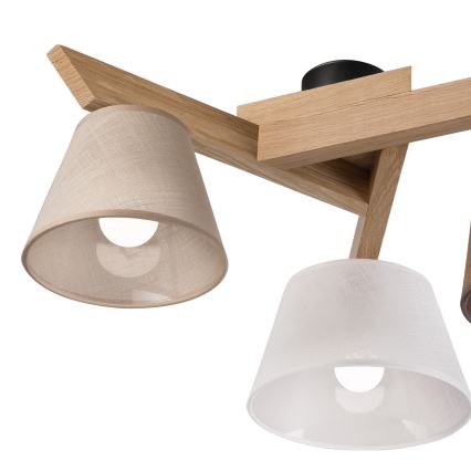 Brilagi - LED  Полилей за повърхностен монтаж ANTHONY 3xE14/40W/230V дъб