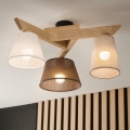 Brilagi - LED  Полилей за повърхностен монтаж ANTHONY 3xE14/40W/230V дъб