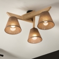 Brilagi - LED  Полилей за повърхностен монтаж ANTHONY 3xE14/40W/230V дъб/кафяв