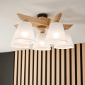 Brilagi - LED  Полилей за повърхностен монтаж ANTHONY 5xE14/40W/230V дъб/бял