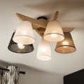Brilagi - LED  Полилей за повърхностен монтаж ANTHONY 5xE14/40W/230V дъб
