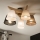 Brilagi - LED  Полилей за повърхностен монтаж ANTHONY 5xE14/40W/230V дъб