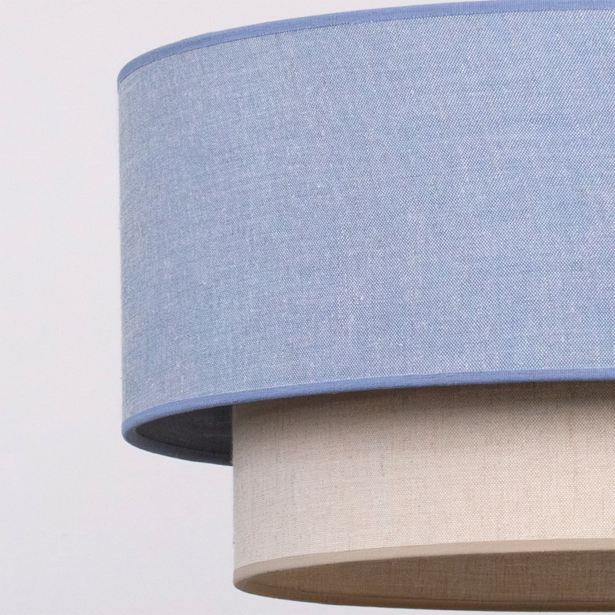 Brilagi - LED полилей за повърхностен монтаж BOHO ECO 1xE27/10W/230V Ø 40 см син/кремав