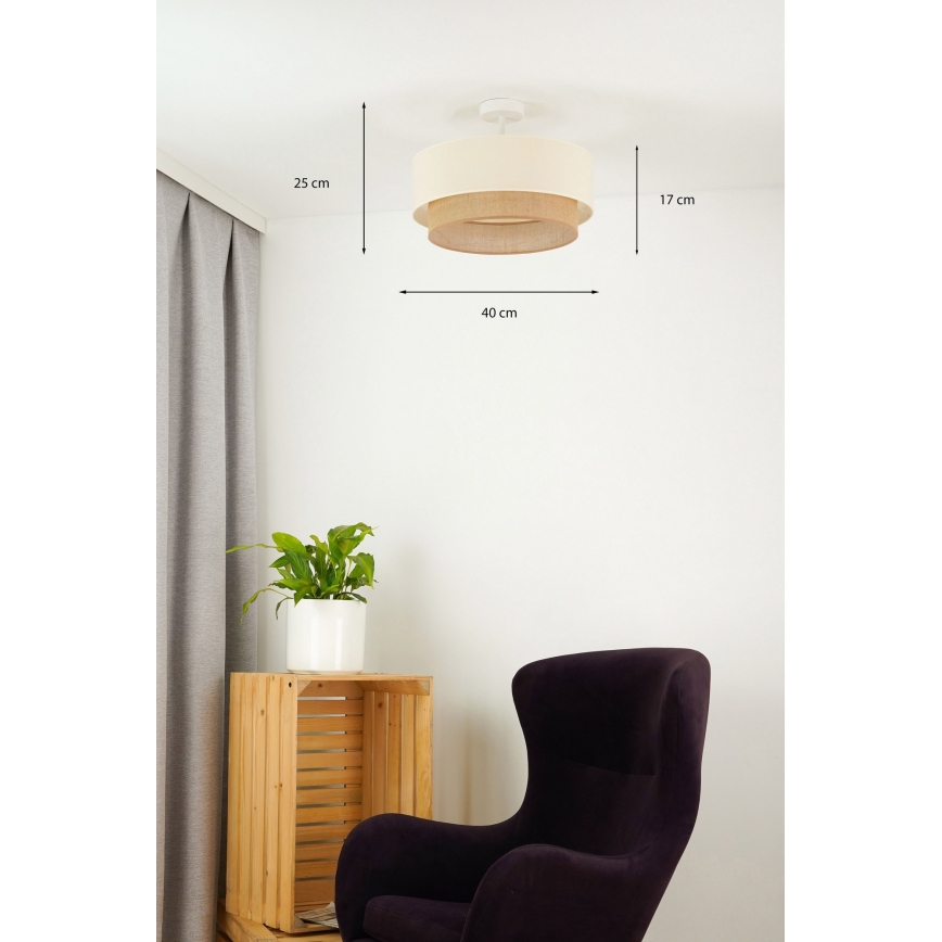 Brilagi - LED Полилей за повърхностен монтаж BOHO STYLE 1xE27/15W/230V Ø 40 см