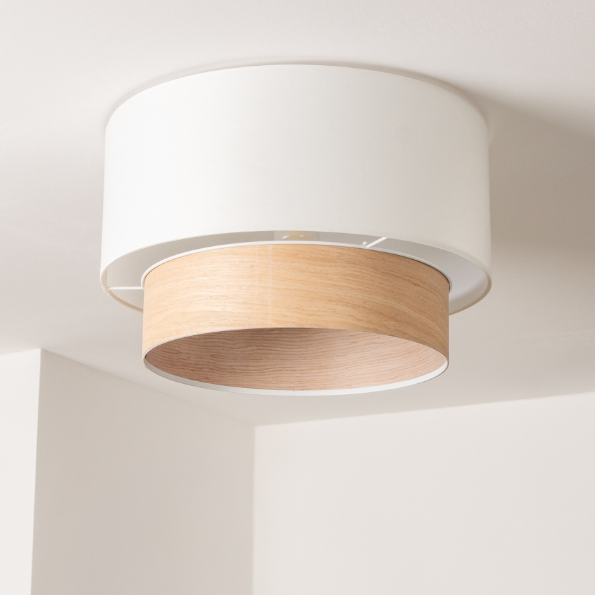 Brilagi - LED полилей за повърхностен монтаж CERIA 1xE27/40W/230V Ø 50 см бял/бежов