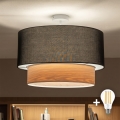 Brilagi - LED полилей за повърхностен монтаж CERIA 1xE27/60W/230V Ø 50 cm бял/черен/бежов