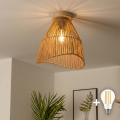 BRILAGI - LED полилей за повърхностен монтаж CERIA BOHO 1xE27/40W/230V Ø 30 см кафяв/дъб