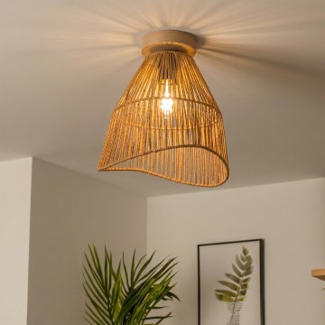 Brilagi - LED полилей за повърхностен монтаж CERIA BOHO 1xE27/40W/230V Ø 30 см кафяв/дъб