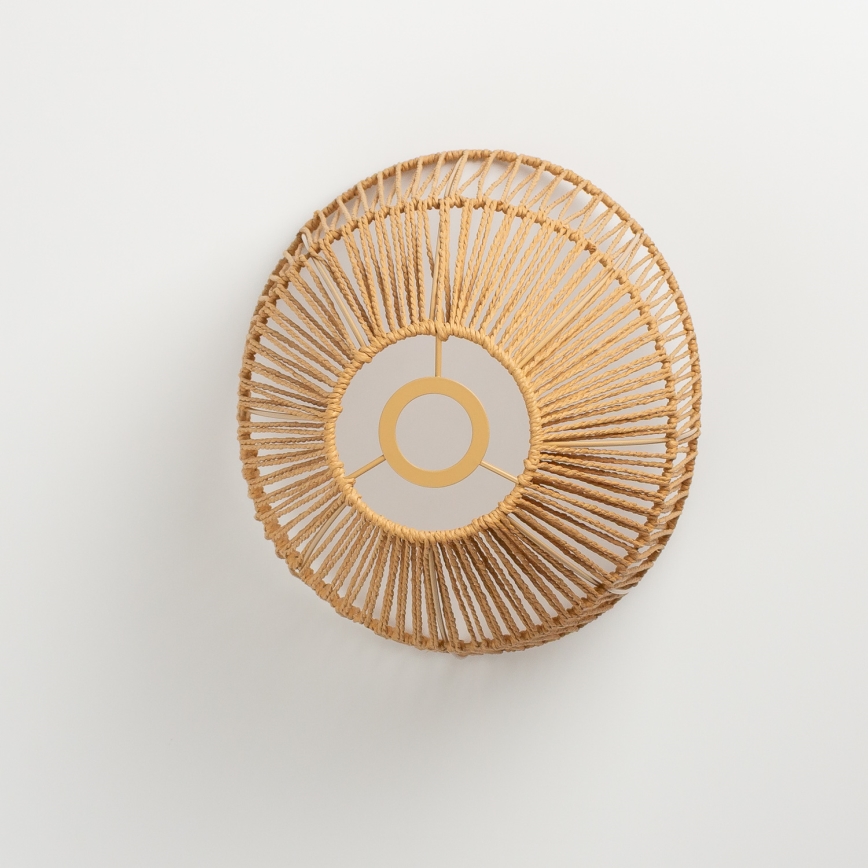 Brilagi - LED полилей за повърхностен монтаж CERIA BOHO 1xE27/40W/230V Ø 30 см кафяв/дъб