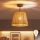 Brilagi - LED полилей за повърхностен монтаж CERIA BOHO 1xE27/60W/230V Ø 28 см черен/кафяв