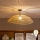 Brilagi - LED полилей за повърхностен монтаж CERIA BOHO 1xE27/60W/230V Ø 70 см черен/кафяв